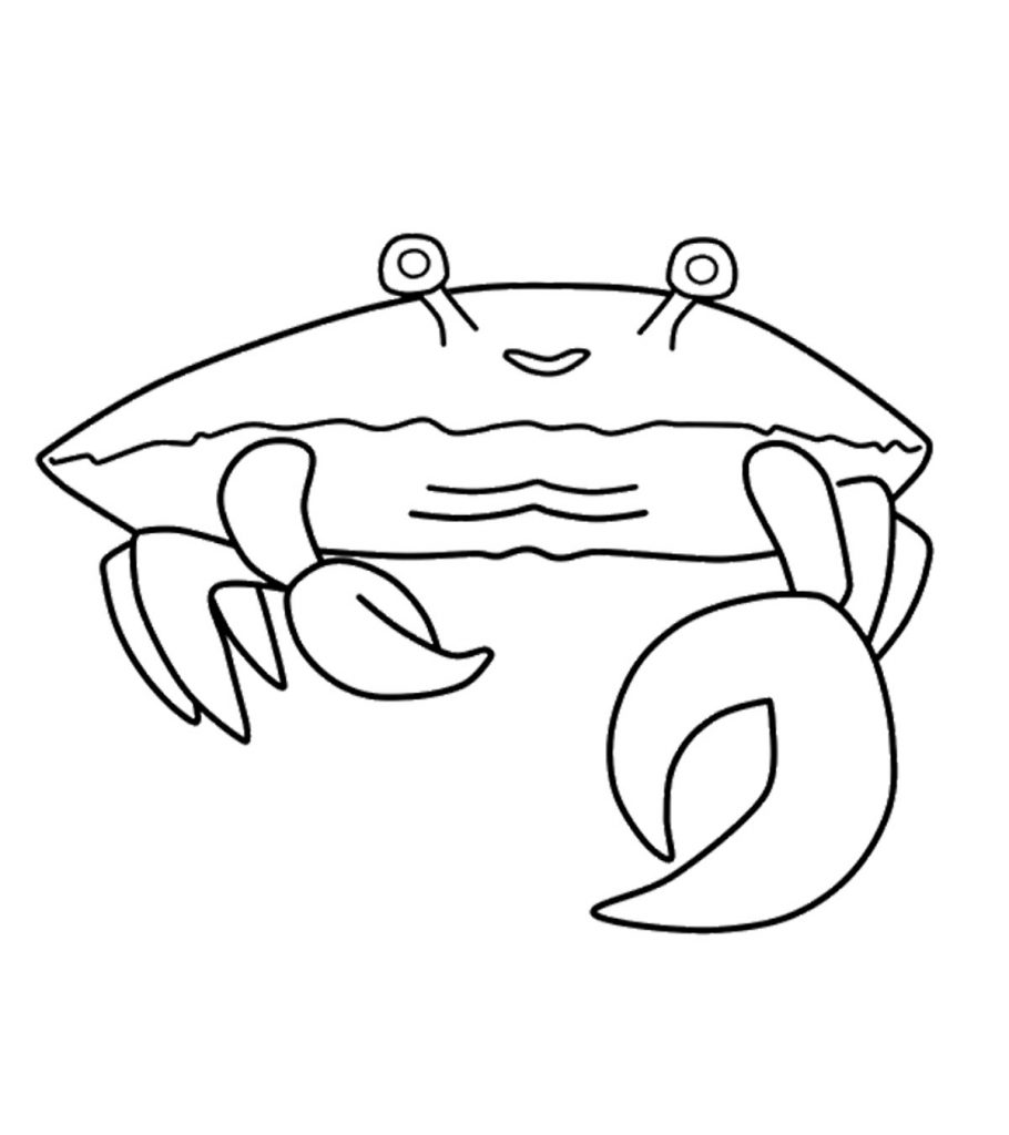 Top free printable crab coloring pages online