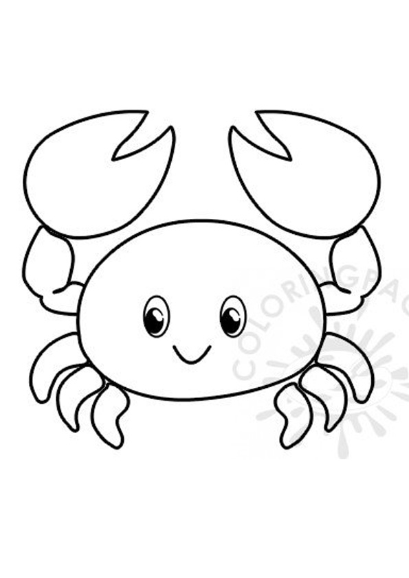 Coloring pages small crab coloring pages