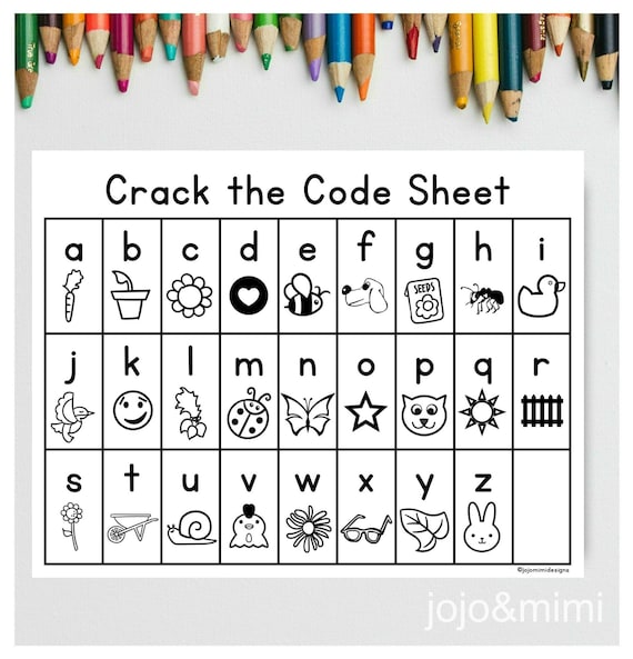 Crack the code sight word practice printable kids home school worksheet outdoor theme snap words reading and writing practice