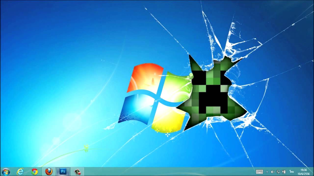 Windows broken screen wallpapers