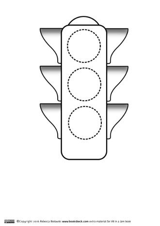 Free coloring page of traffic light for tracing and crafts family activities preschool transportation preschool activities traffic light