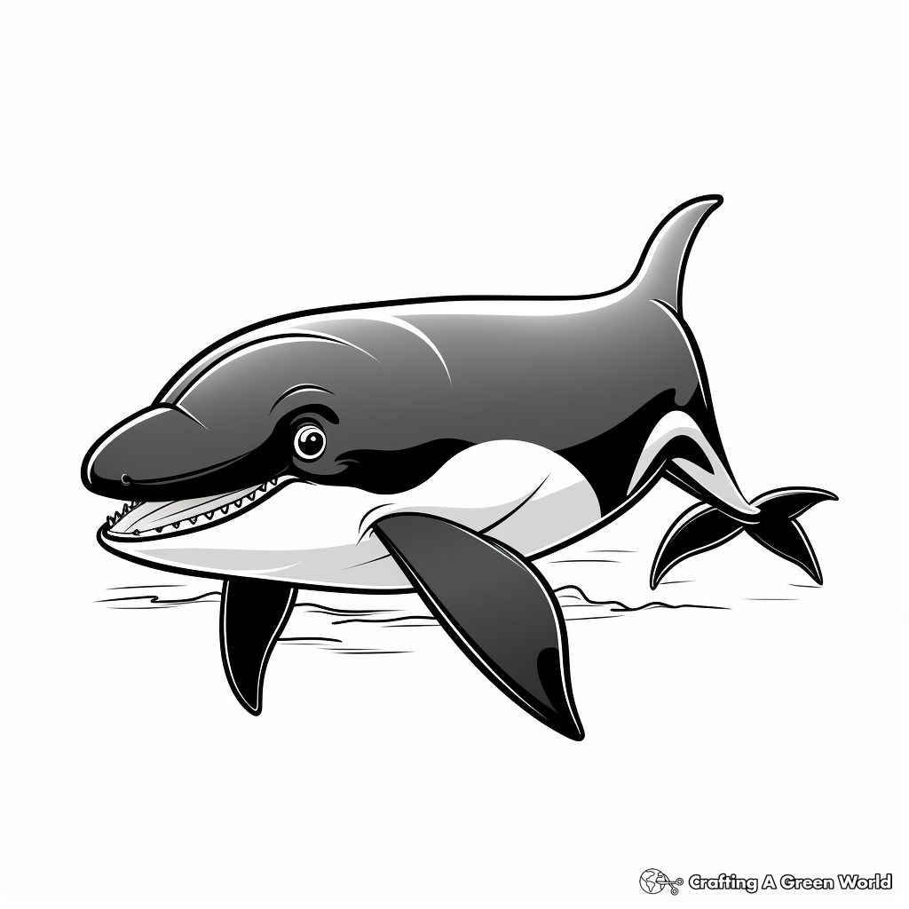 Whale coloring pages