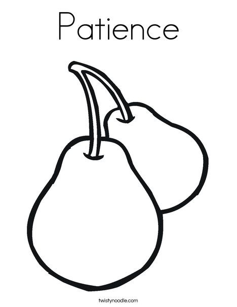 Patience coloring page toddler sunday school fruit of the spirit sunday school crafts for kids