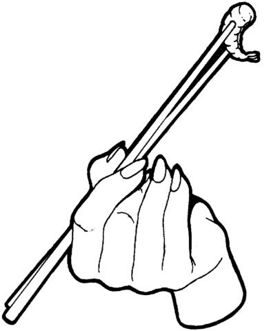 Eating with chopsticks coloring page free printable coloring pages