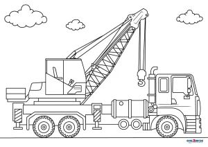 Free printable crane truck coloring pages for kids truck coloring pages truck cranes coloring pages