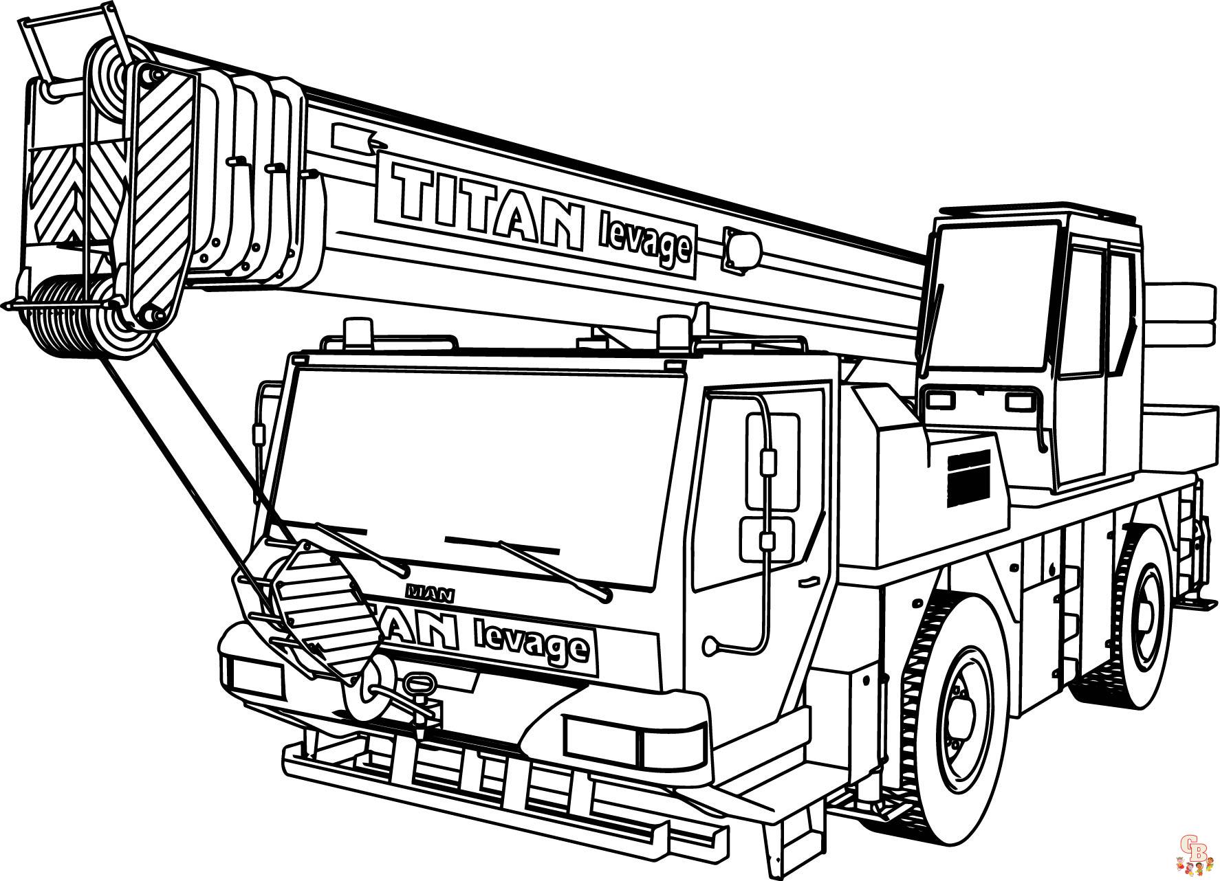 Crane coloring pages printable free