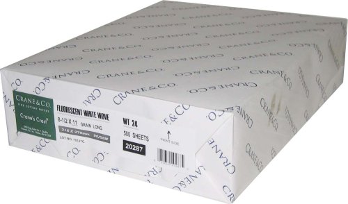 Cranes crest pearl white wove x sheets multipurpose paper office products