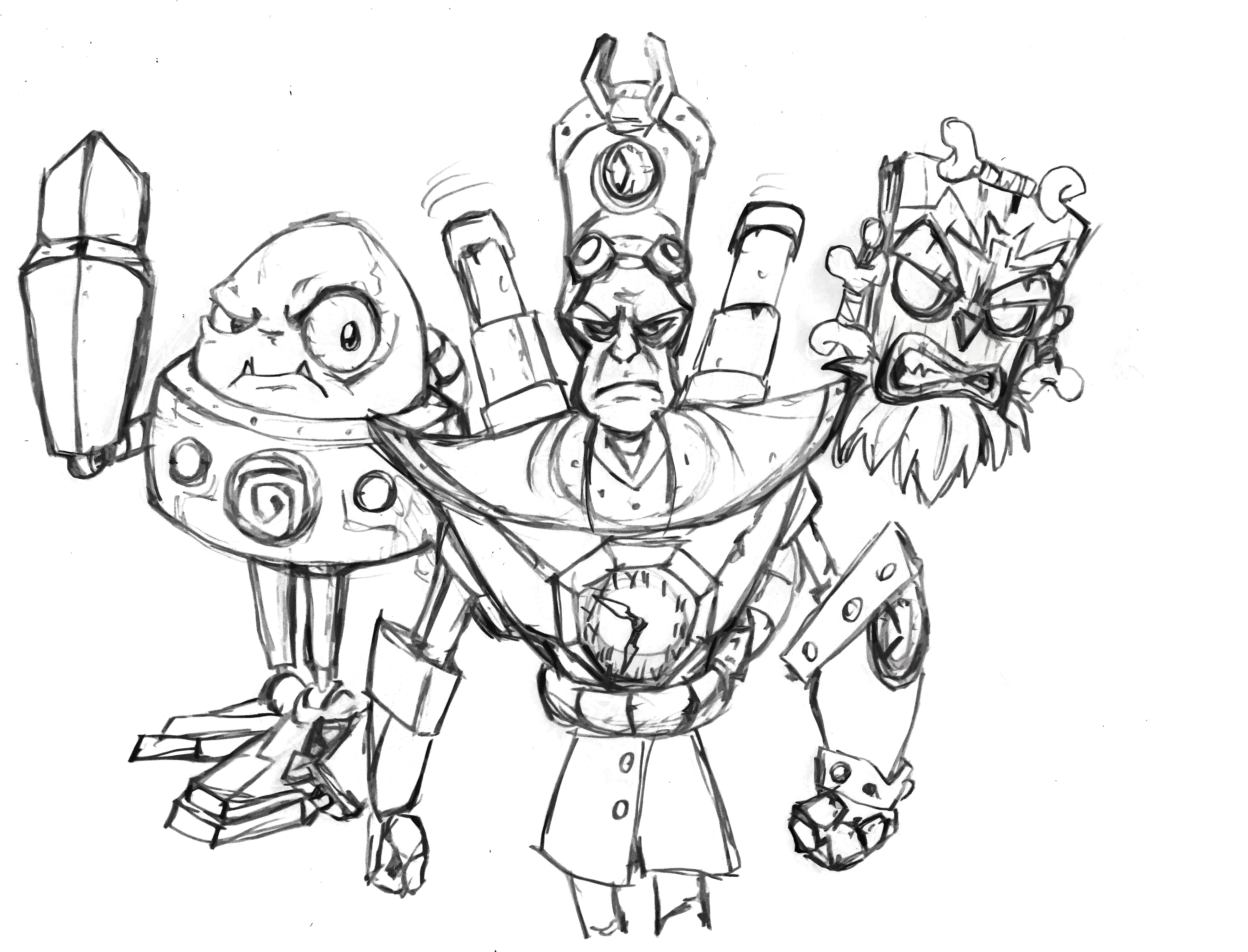 I sketched some villains the other day so here are a few more of them hope you like it rcrashbandicoot