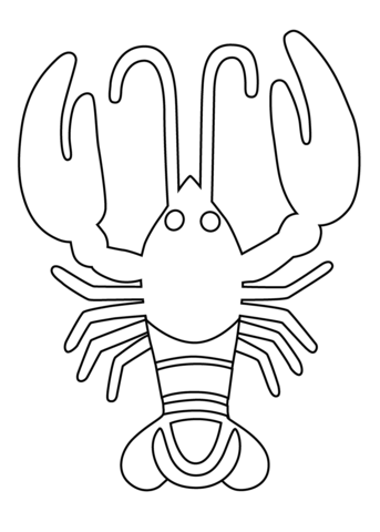 Lobster emoji coloring page free printable coloring pages