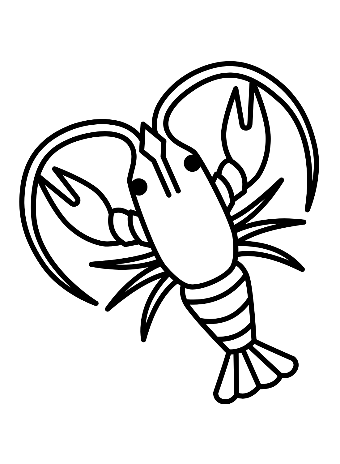 Crawfish coloring pages printable for free download