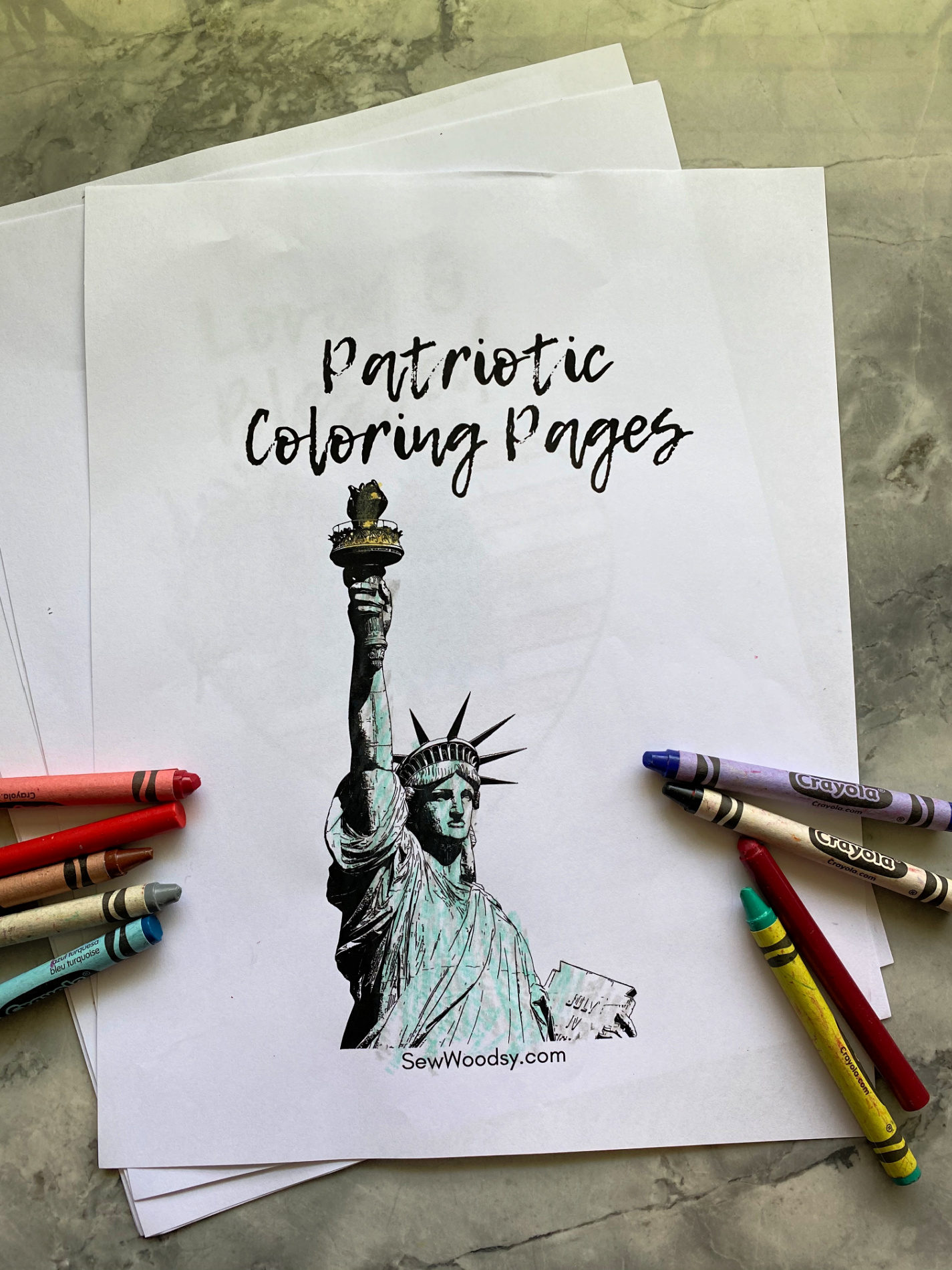 Patriotic coloring pages