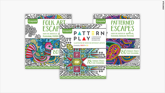 Crayola launches its first coloring books for adults