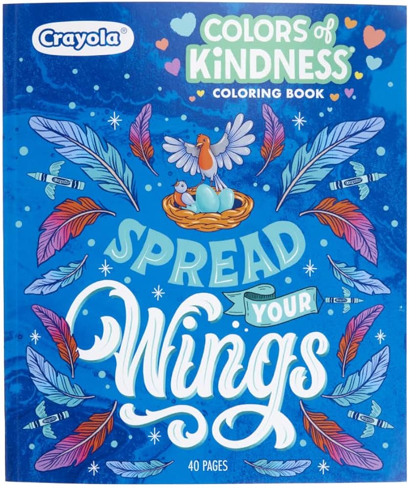 Crayola coloring book colors of kindness gift adult coloring pages everything else
