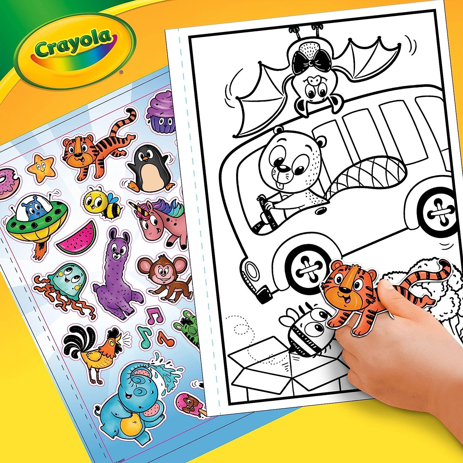 Crayola alpha pets coloring pages and stickers number alphabet colo â sd kids