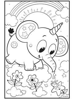 Animals free coloring pages