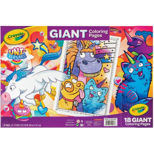 Crayola giant louring pages foldalope uni