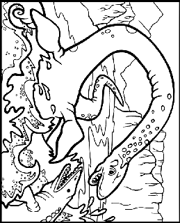 Dinosaur free coloring pages