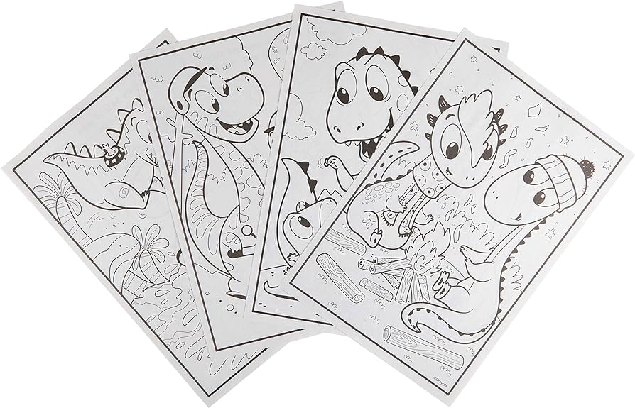 Crayola dinosaur coloring book coloring pages ages toys games