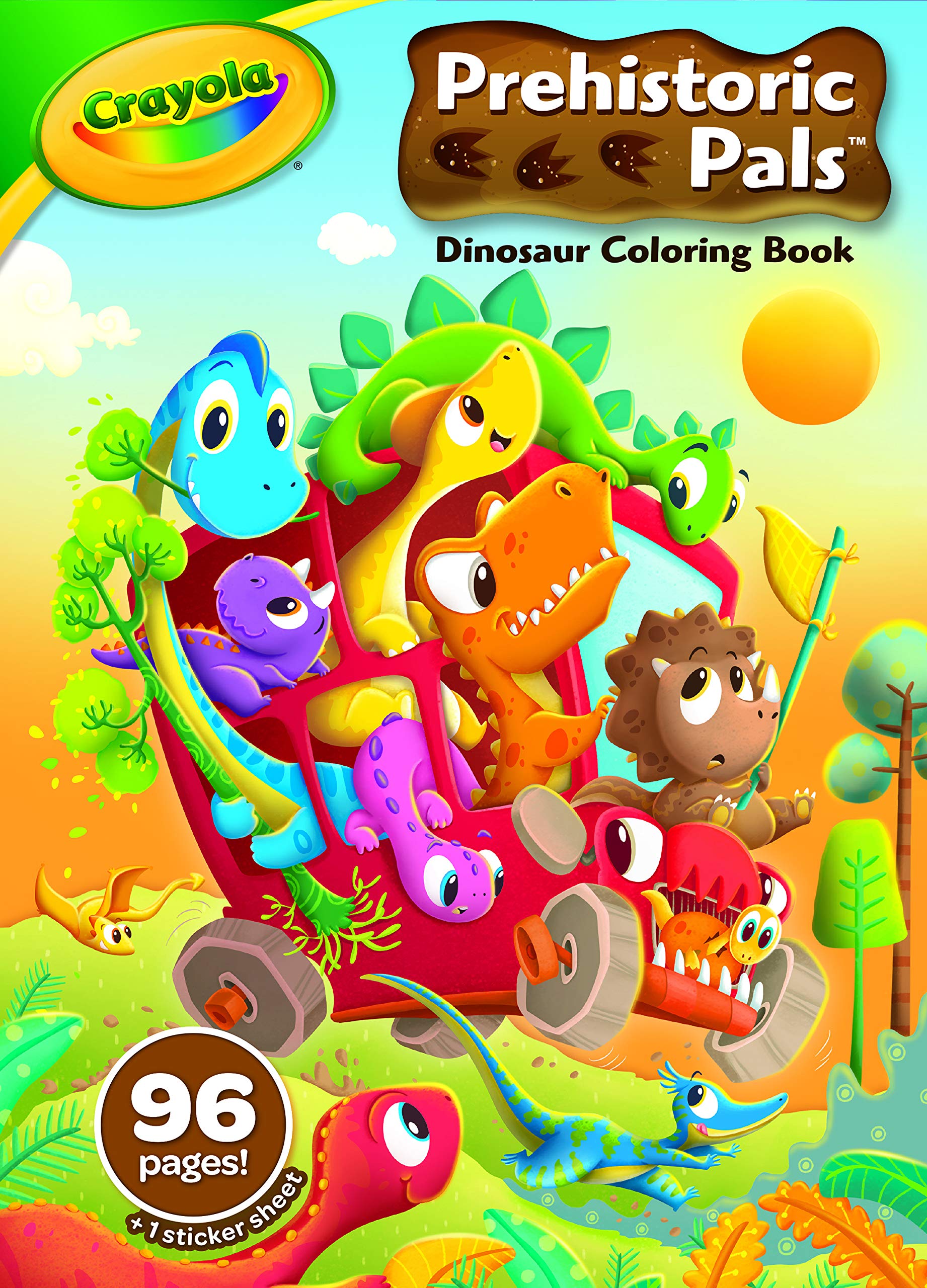 Crayola dinosaur coloring book coloring pages ages toys games