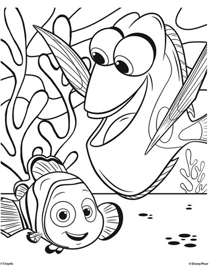 Characters free coloring pages on crayola nemo coloring pages crayola coloring pages disney coloring pages