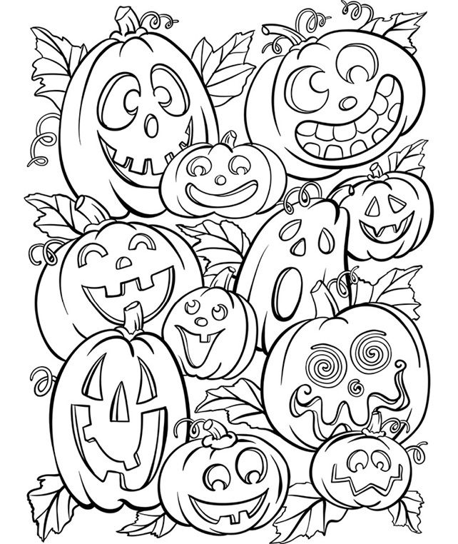 Jack o lanterns on crayola free halloween coloring pages halloween coloring pages printable fall coloring pages