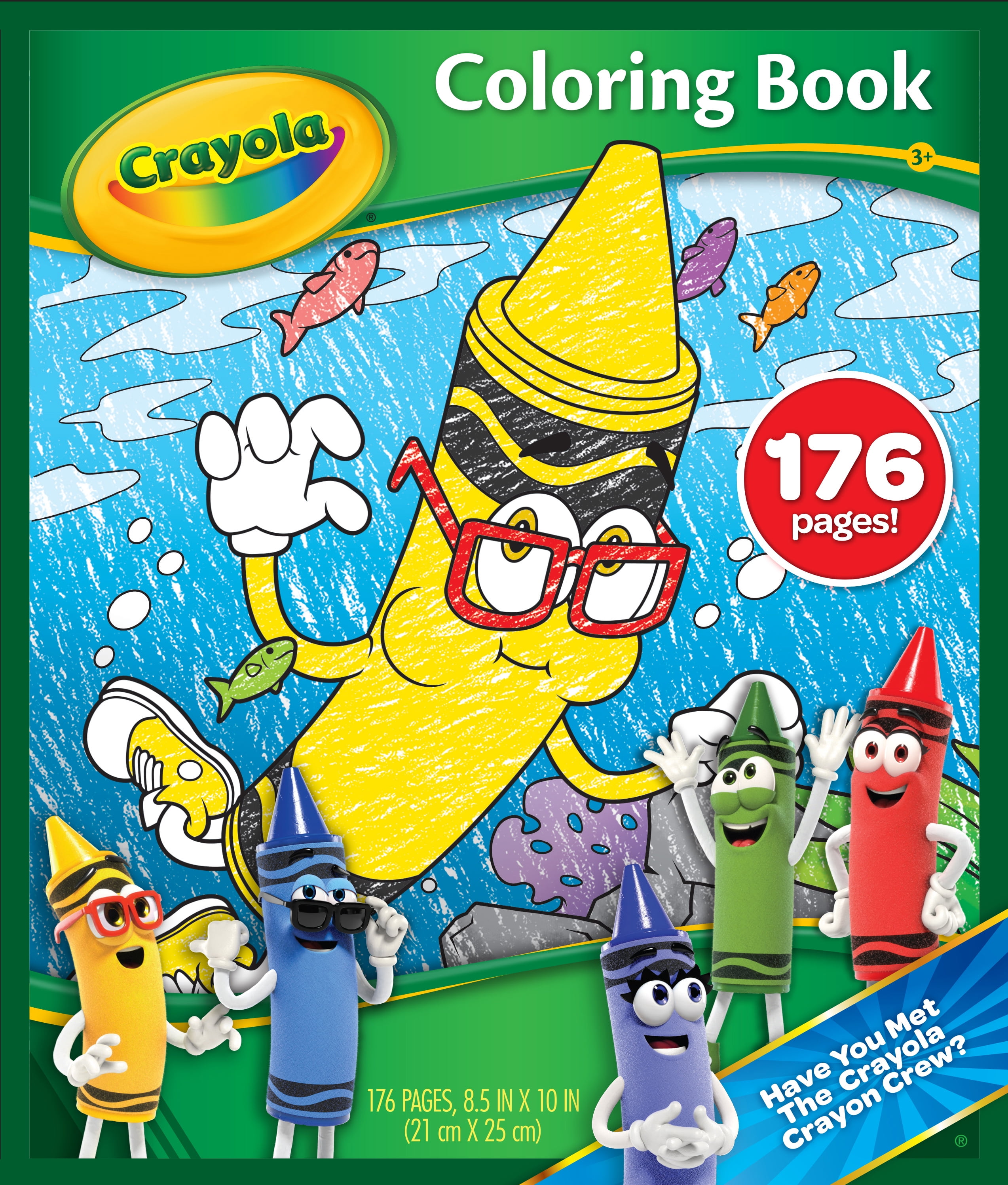 Crayola new bluetiful crayola coloring activity book exclusive gift ages