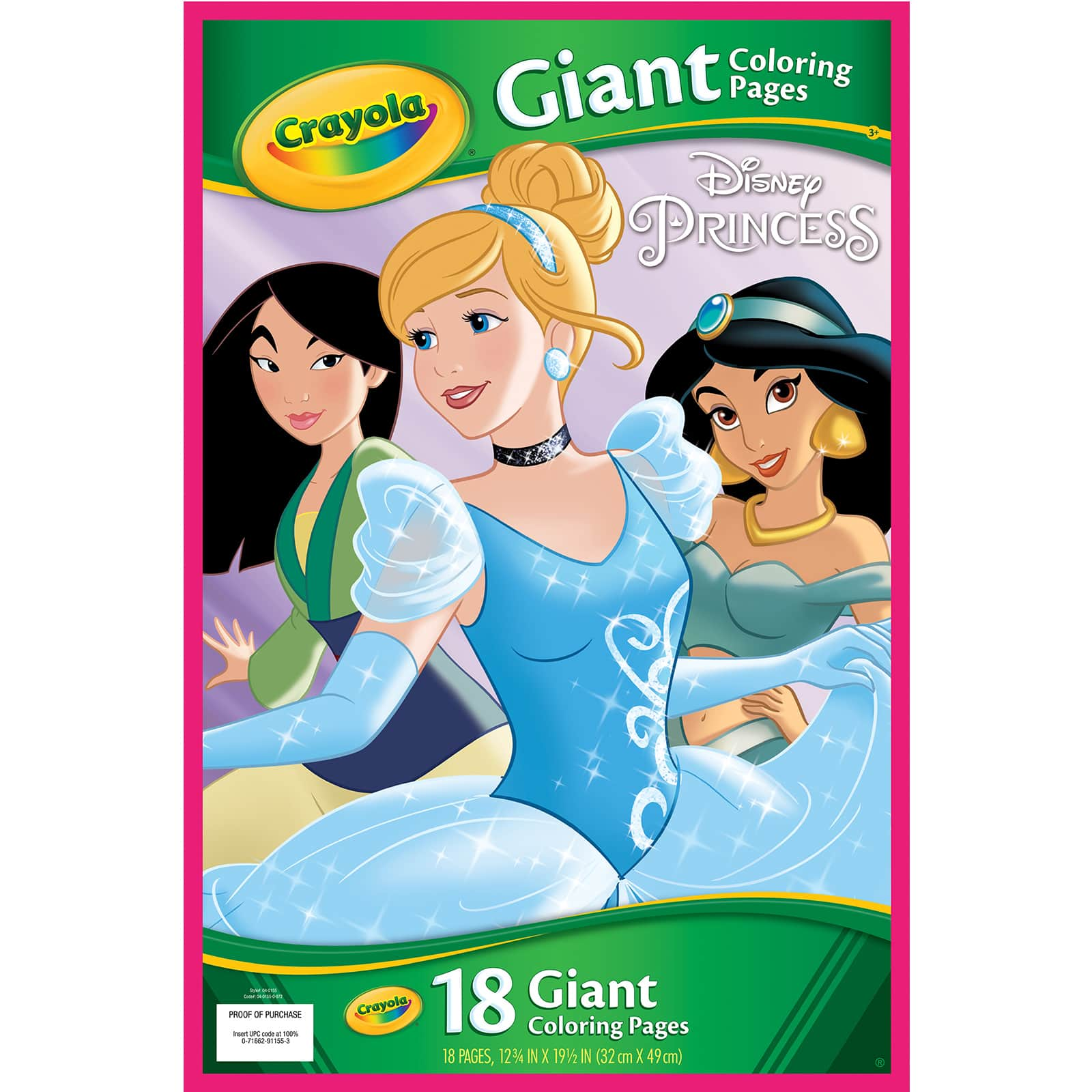 Packs ct total crayola disney princess giant coloring pages