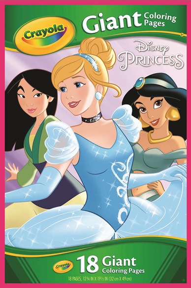 Giant coloring pages disney princess