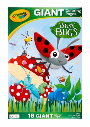 Crayola busy bugs giant coloring pages pk