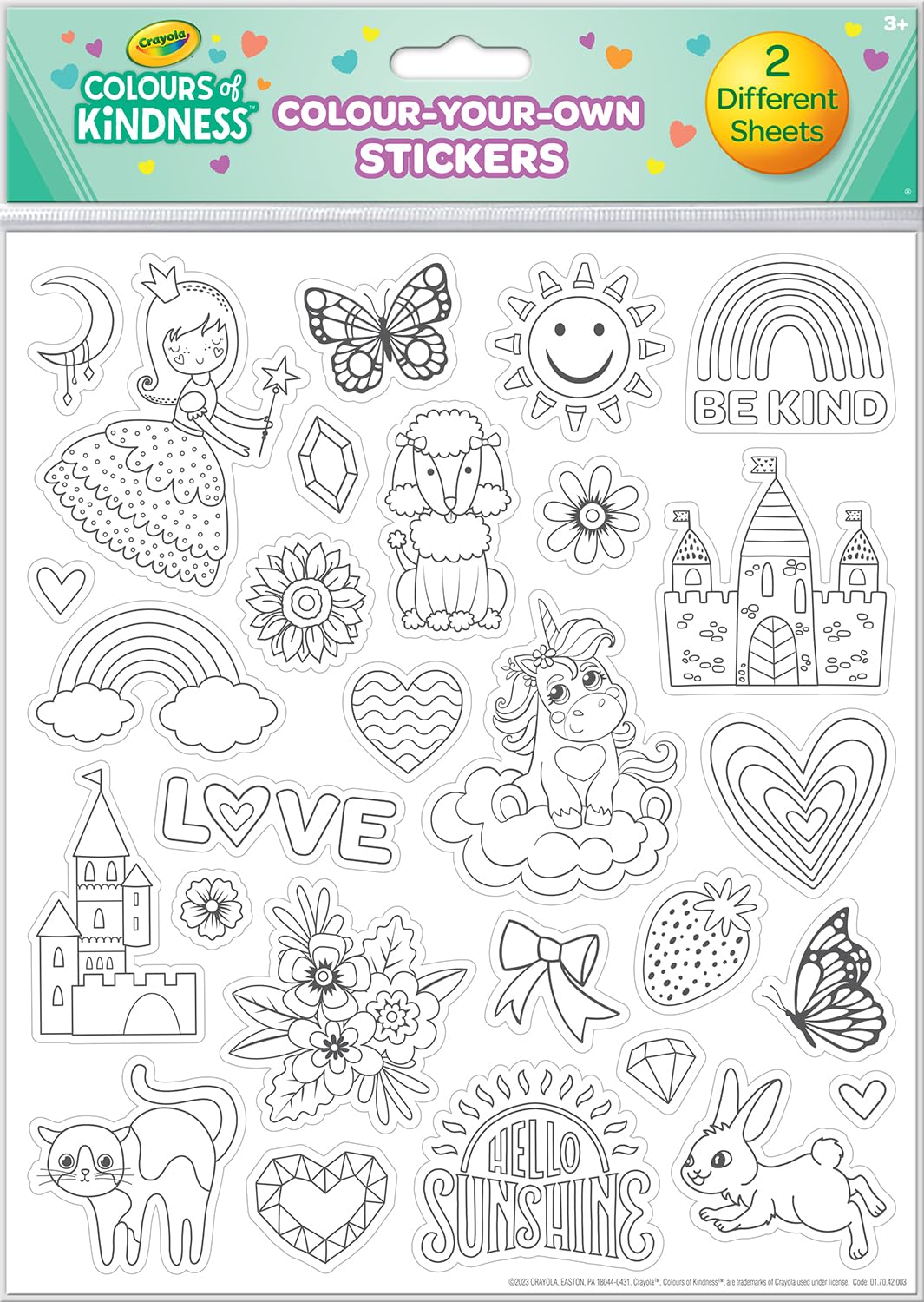 Paper projects crayola lour includes sheets of stickers perfect for deration and scrapbooking pretty life toys games