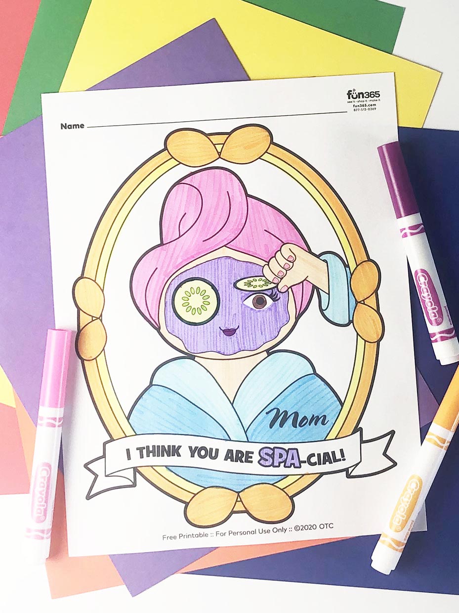 Free mothers day coloring pages