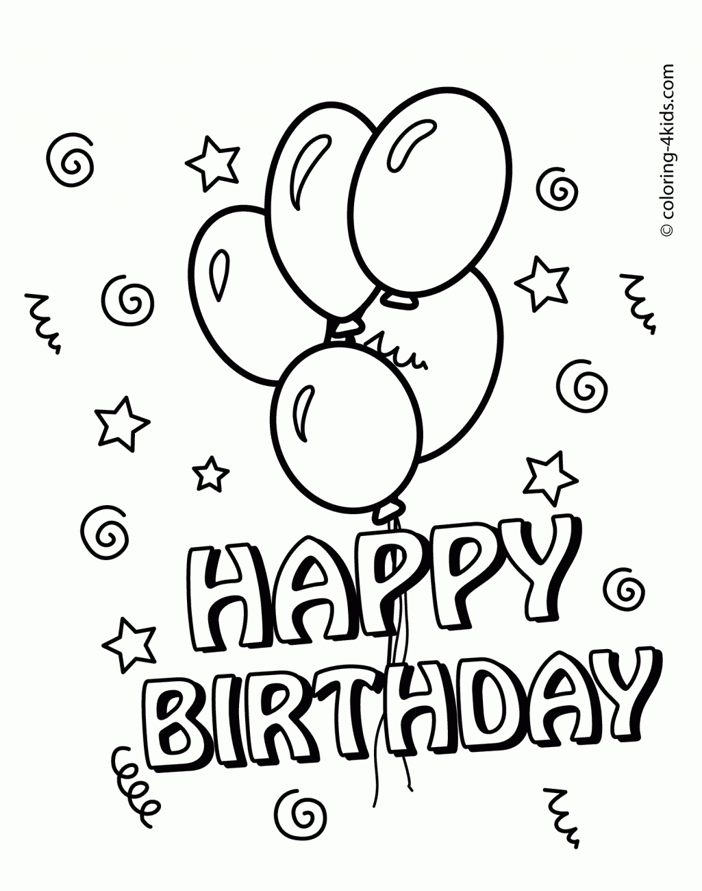 Download or print this amazing coloring page happy birthday mom coloring â happy birthday coloring pages coloring birthday cards happy birthday cards printable