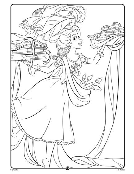 Disney princess rapunzel crayola tangled coloring pages princess coloring pages free coloring pages