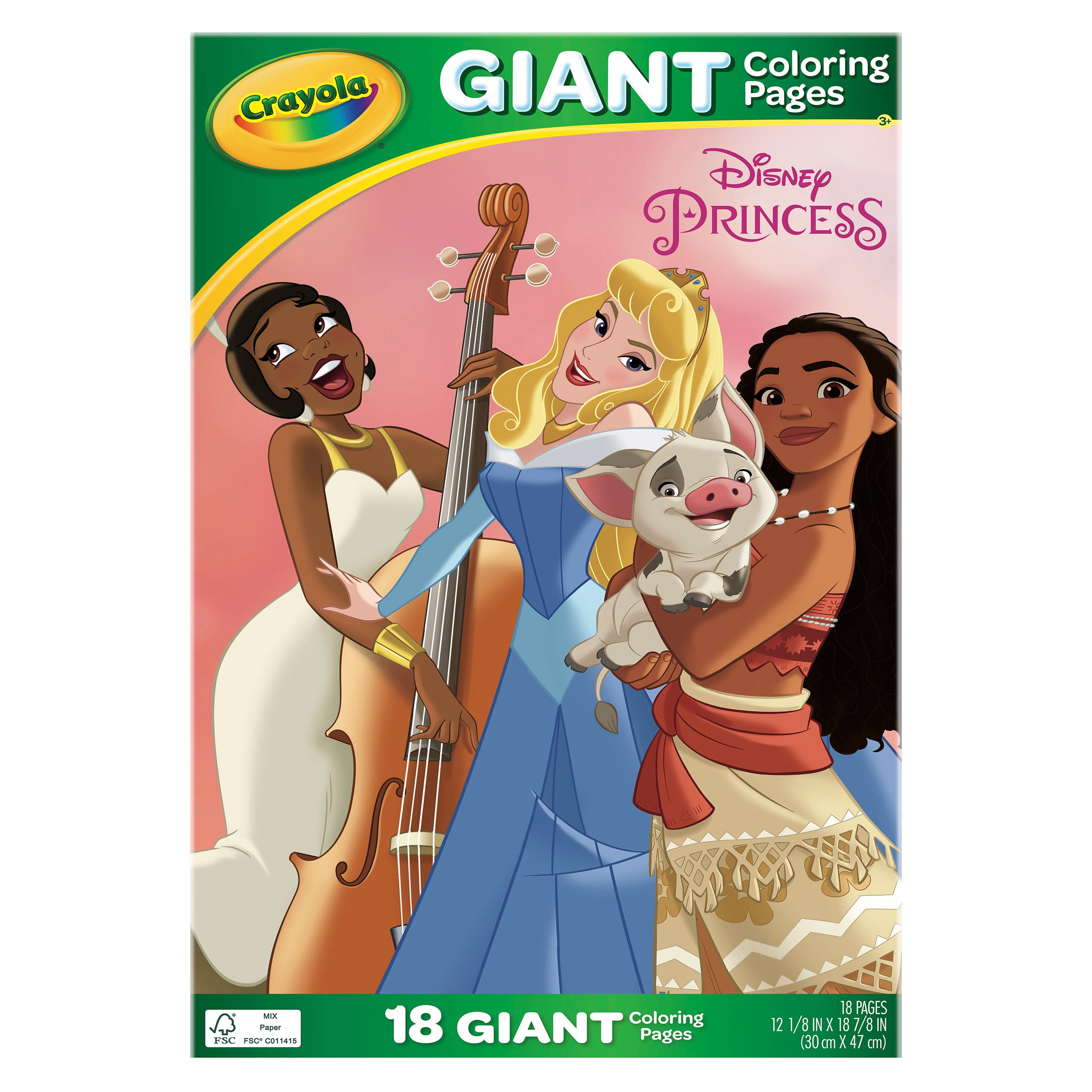 Crayola giant coloring pages disney princess child pages gifts for boys girls