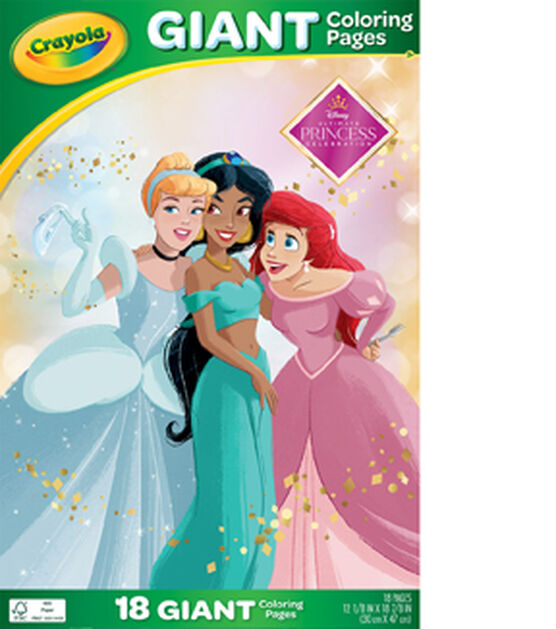 Crayola sheet princess giant coloring pages