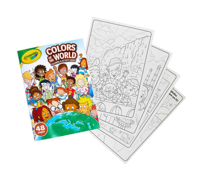 Colors of the world coloring book pages