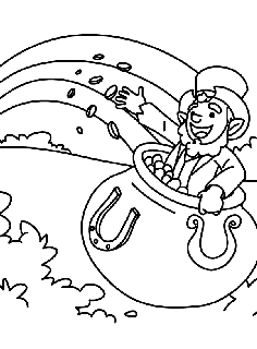 St patricks day free coloring pages