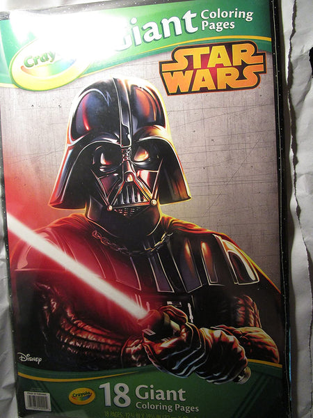 Giant crayola coloring book pages disney star wars darth vader â all sports