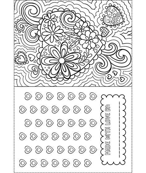 Valentine card coloring page crayola valentine coloring pages valentines day coloring valentine coloring