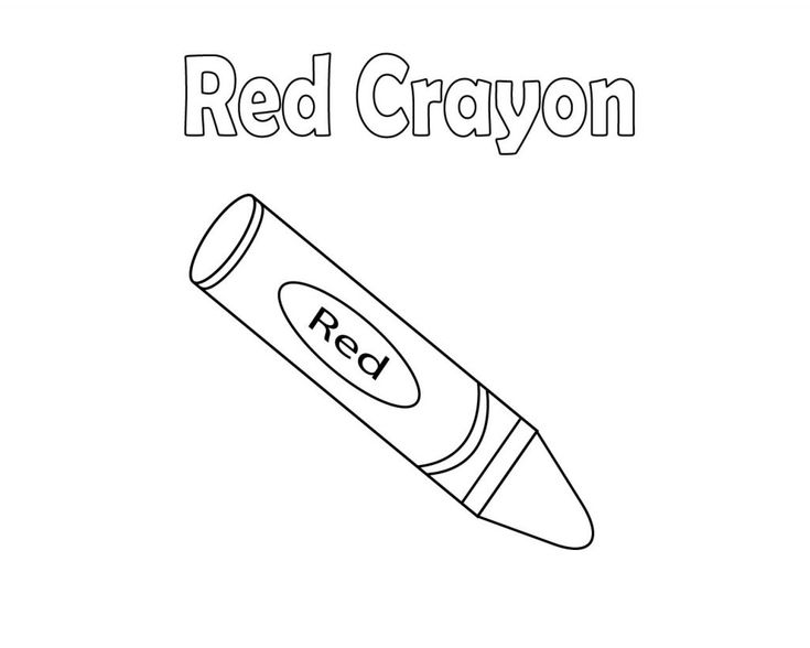 Red crayon coloring pages personalized coloring book red crayon free coloring pages