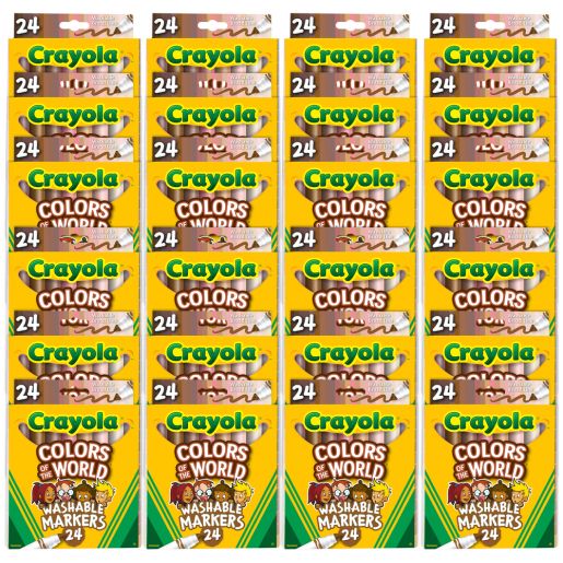 Crayola colors of the world washable markers