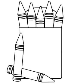 Box crayons coloring pages eas coloring pages coloring pages for ks crayon