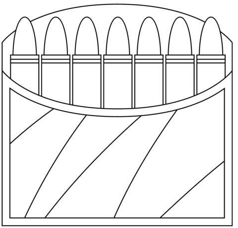 Crayon box coloring page free printable coloring pages