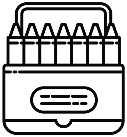 Crayon box coloring page free printable coloring pages