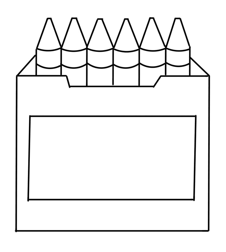 Crayon coloring pages printable for free download