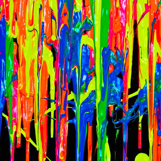 Crayon melting or paint painting wallpaper drip painting trippy wallpaper