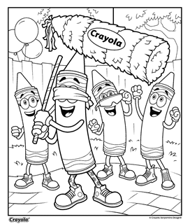 Count crayon birthday free coloring pages