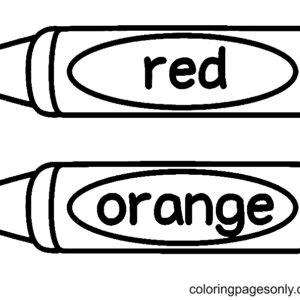 Crayon coloring pages printable for free download