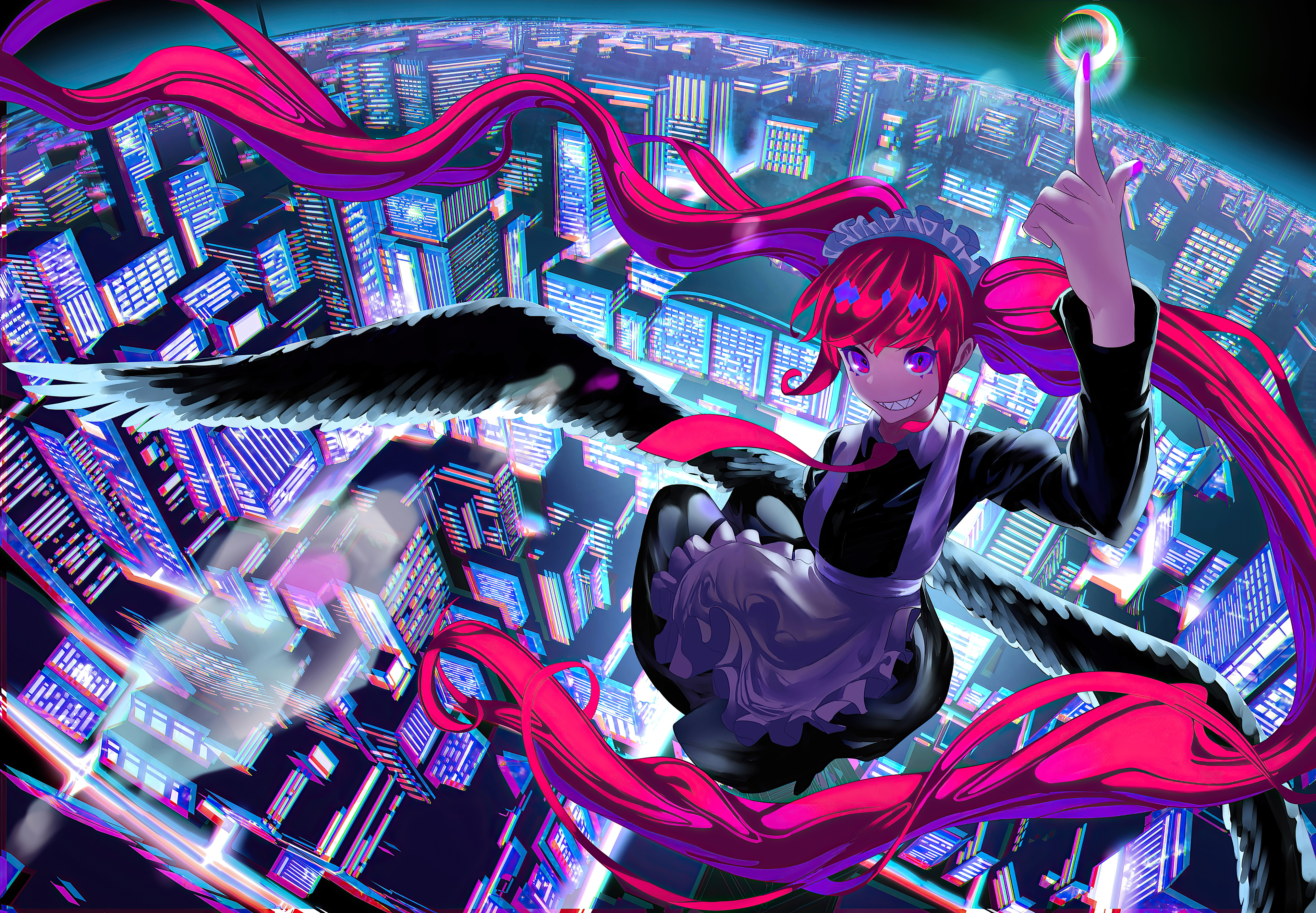 Crazy heights anime girl hd anime k wallpapers images backgrounds photos and pictures