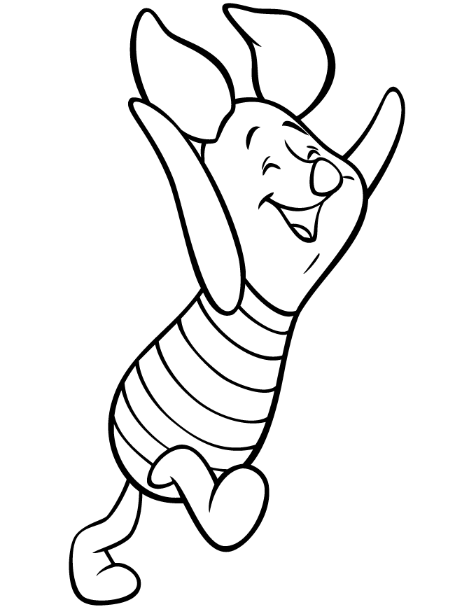 Piglet coloring pages